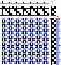 plain weave weaving draft