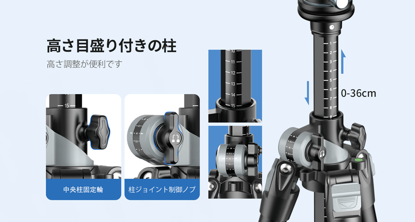 Ulanzi MT-59 多機能カメラ用一脚三脚 3114