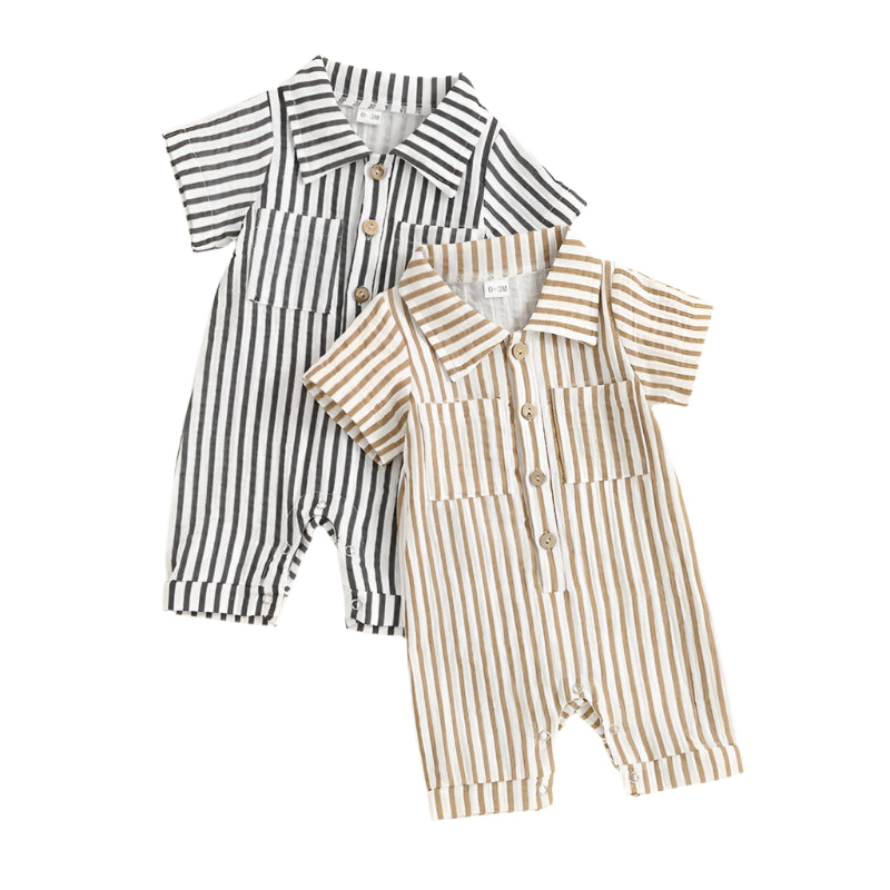 The Coastal Stripe Romper