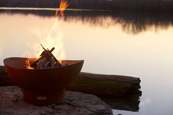 Fire Pit Art ScallopTidal Fire Pit_lake