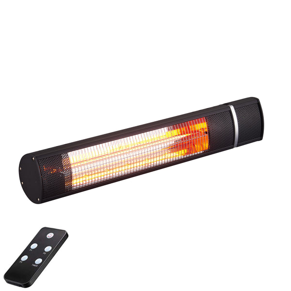 RADtec-25-Golden-Tube-Electric-Patio-Heater-1500W-110V-G15-IR-GEN-SRS-Right-View-With-Remote-2