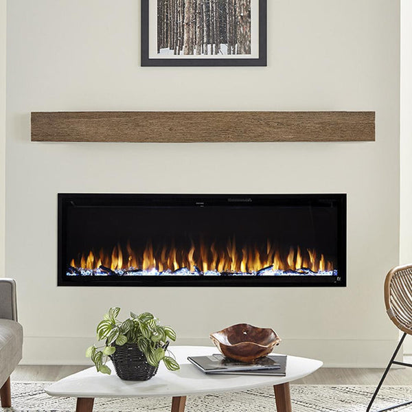 Touchstone - Sideline Elite Smart 60" WiFi-Enabled Recessed Electric Fireplace