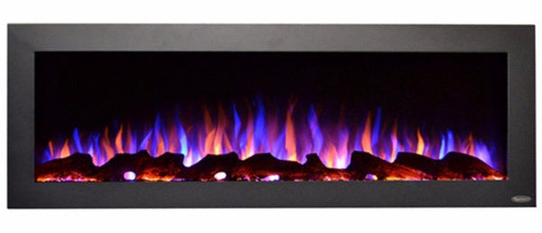 Touchstone -The Sideline Outdoor/Indoor 50" Recessed/Wall Mounted Electric Fireplace (No Heat)