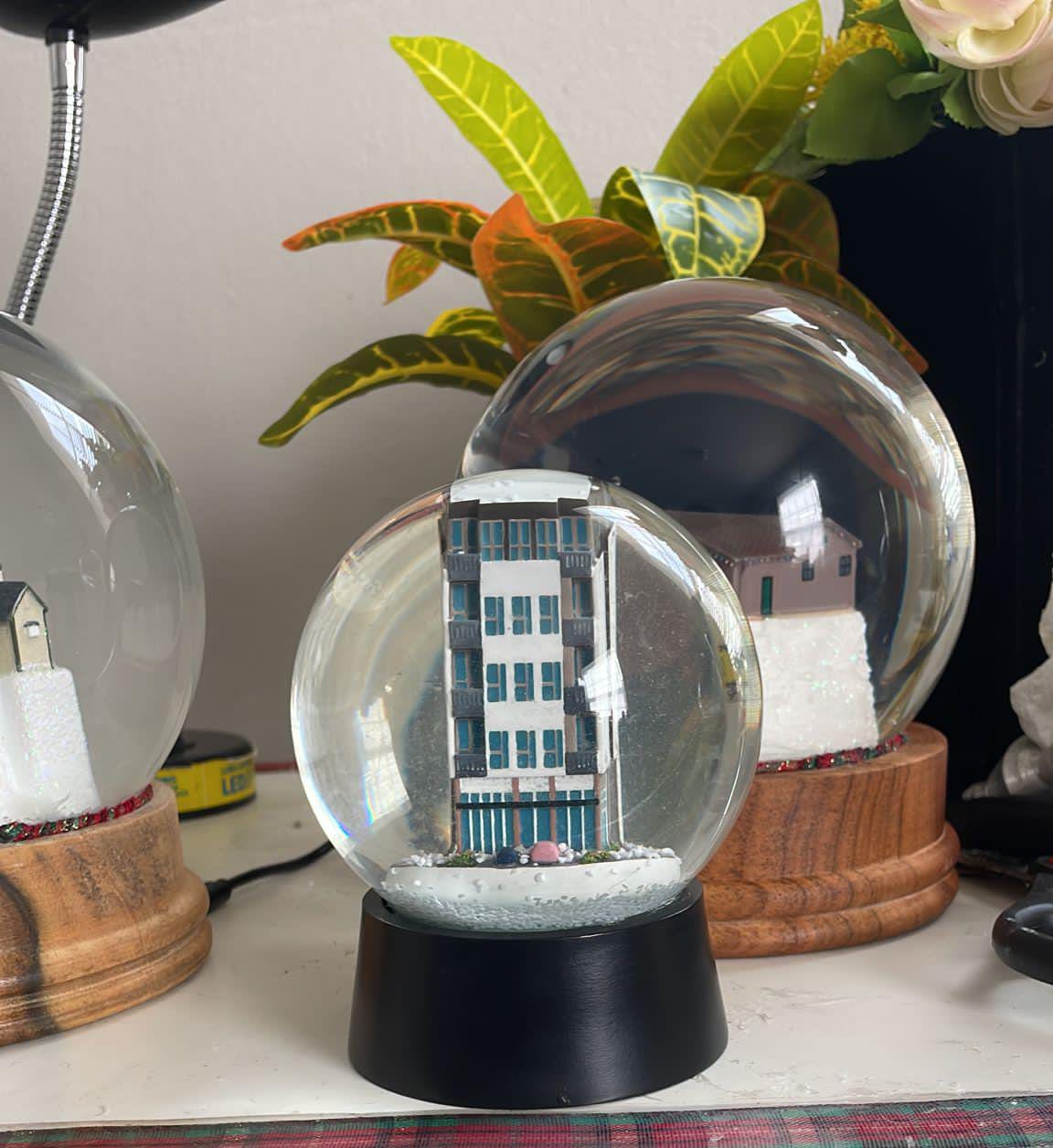 Home in a Snow Globe - Custom Snow Globe