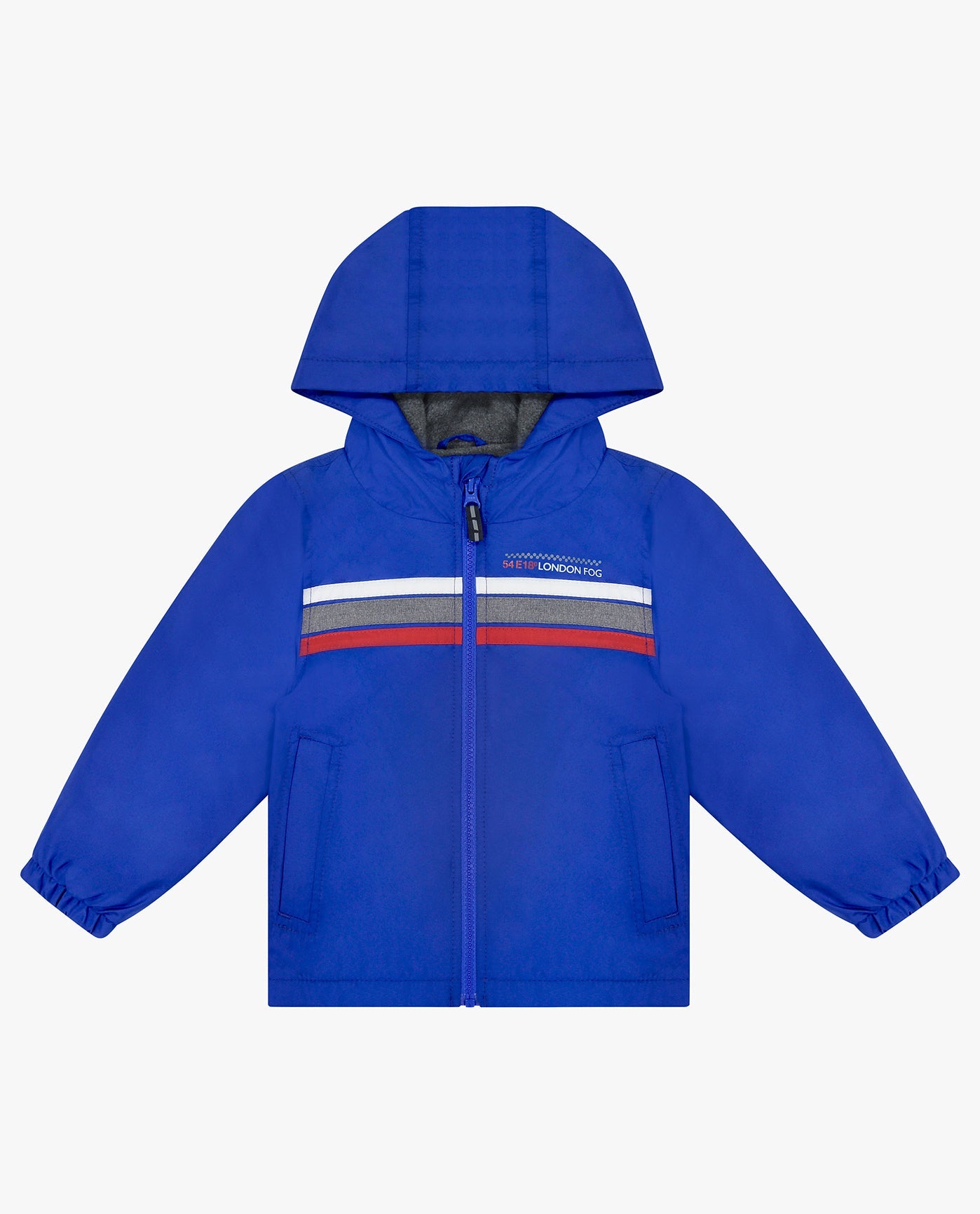 Staren verzending Heel Boys Zip Front Hooded Sporty Stripe Raincoat | Raincoat | London Fog