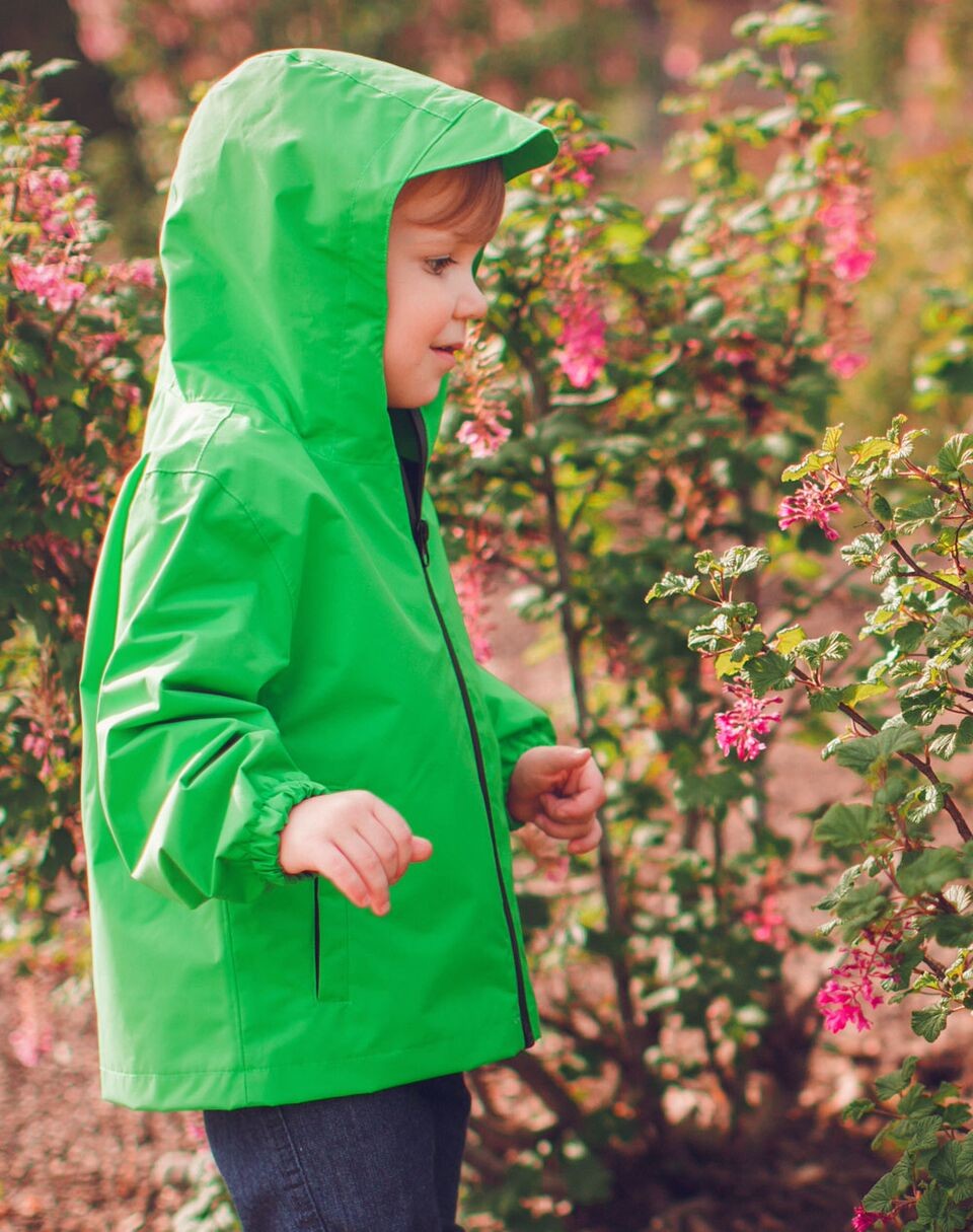 Oakiwear Kids Rain Jacket Coat Waterproof Shell Boys Girls, Green – Tuff  Kids Outdoors