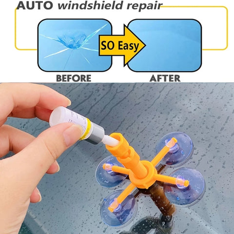 Windshield Glass Scratch Remover, Polishing Kit, Windscreen Repair Kit