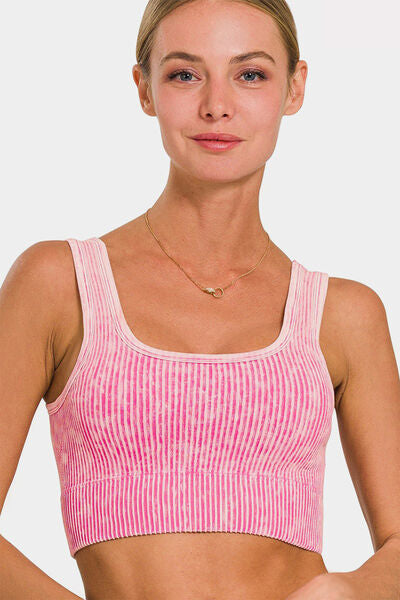 11 Colors - FawnFit Long Length Lift Tank 2.0 with Built-in Bra