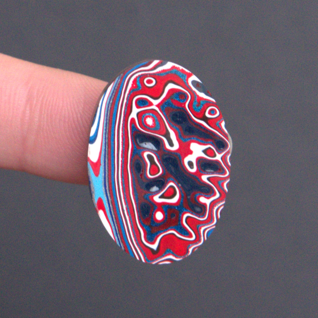 Oval Fordite Cabochon