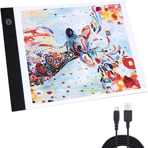 Adjustable A4 LED Light Tablet Board Pad