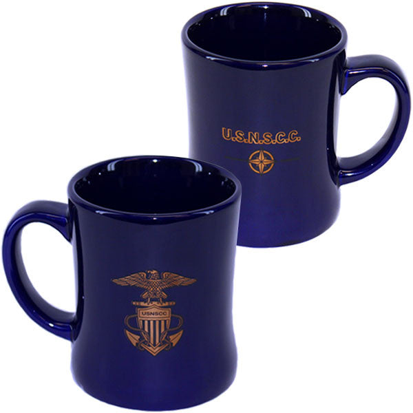 USNSCC - Cobalt Blue Coffee Mug with Logo and Compass ...