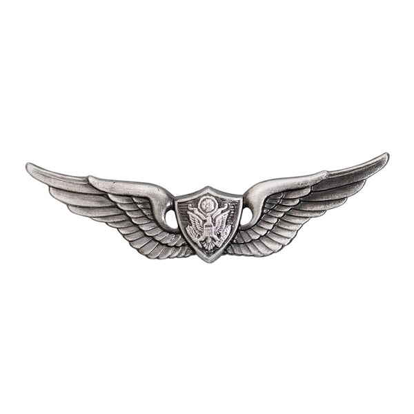 Army Regulation Size Silver Oxidized Aircrew Badge – Vanguard