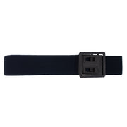 Air Force Belt: Blue Elastic with Black Open Face Buckle and Tip