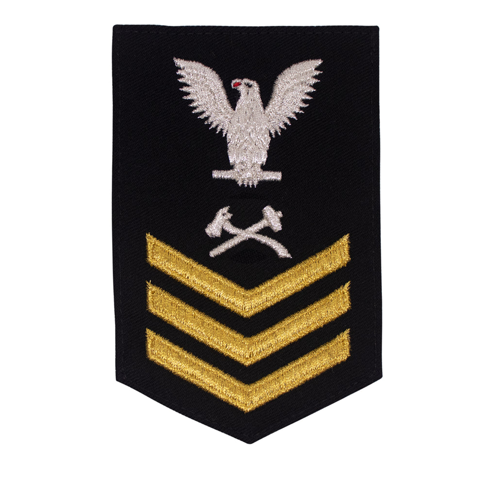 Navy E6 Female Rating Badge Damage Controlman New Serge For Jumper