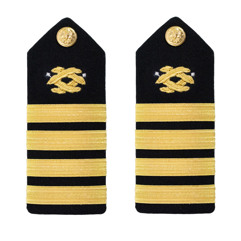 USN Captain Civil Engineer Male Shoulder Board – Vanguard Industries