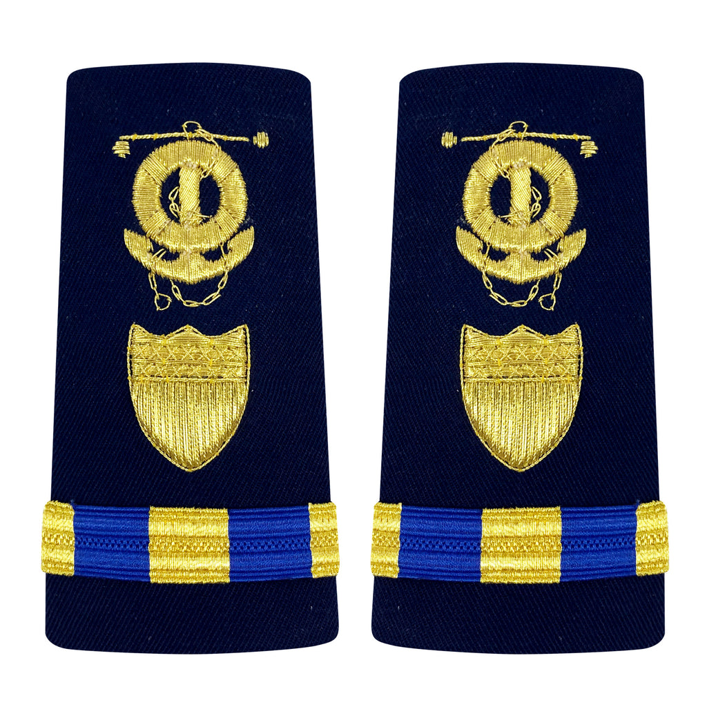 Coast Guard Shoulder Board: Enhanced Warrant Officer 3 Marine Safety S ...