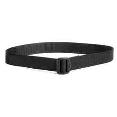 Black Security Friendly Belt: Black Nylon Belt with Non Metallic Buckle