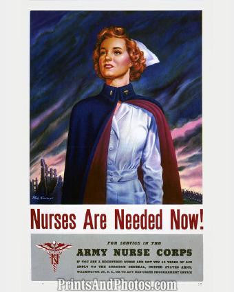 WWII War NURSES ARE NEEDED NOW 1372