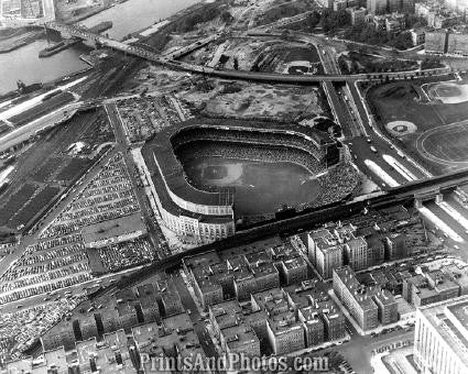 Aerial View of Yankee Stadium' Photographic Print