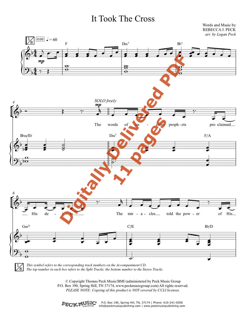 The Sacrafice Sheet music for Tuba, Vocals, Oboe, Saxophone