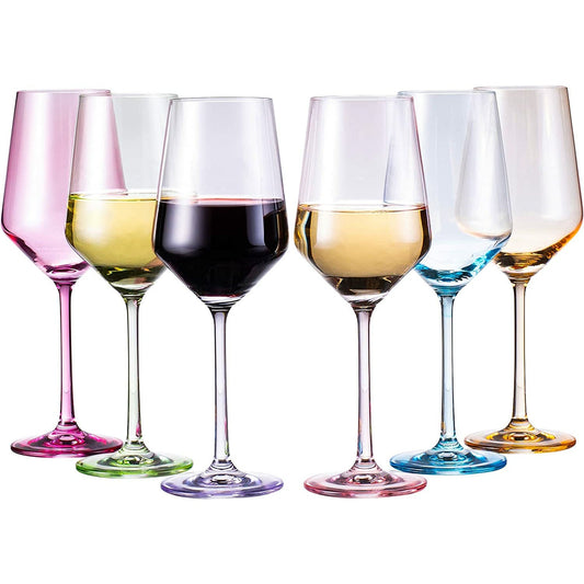 KOMOREBI - Acrylic Wine Glasses - Pale Pink - Set of 4 - 14oz