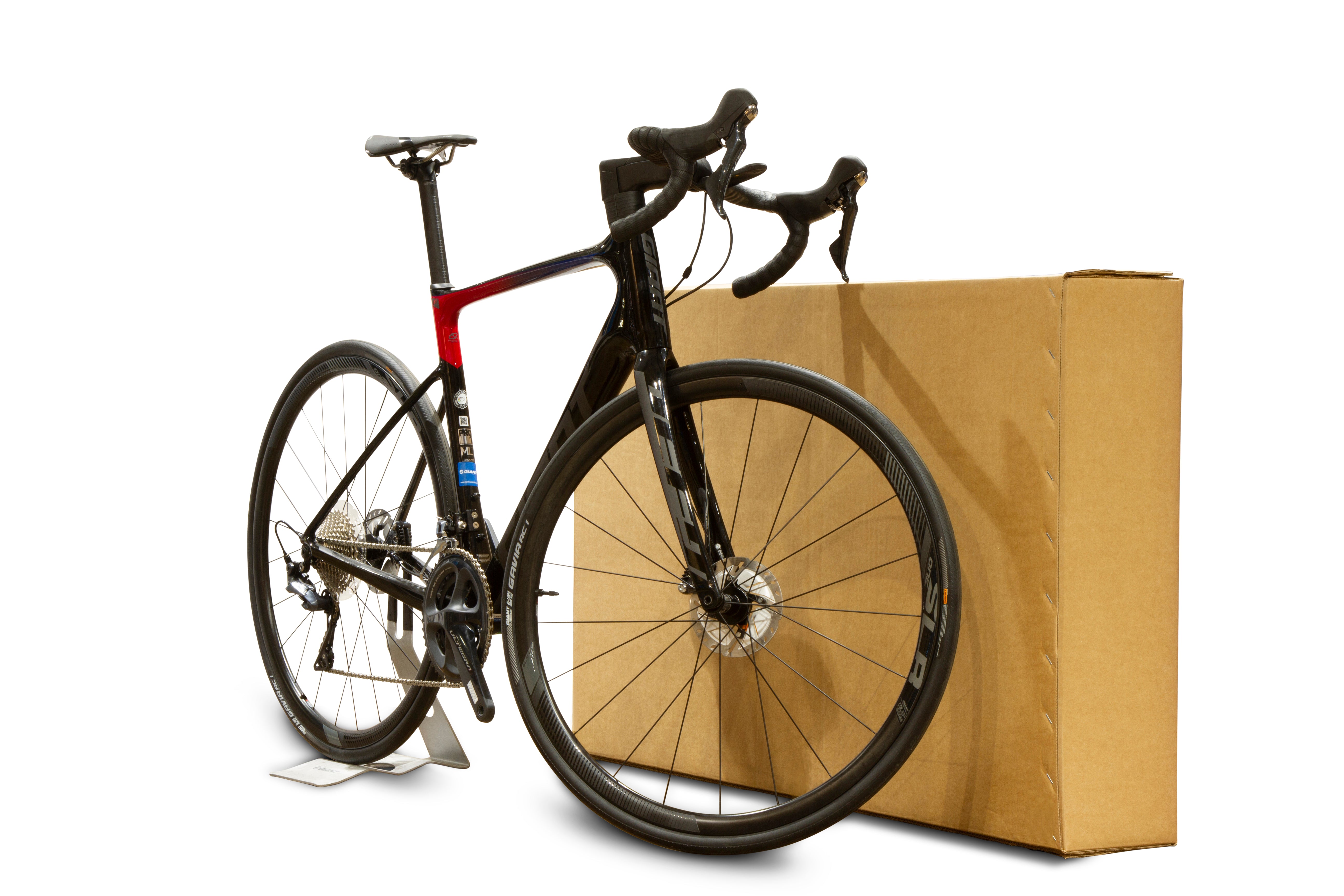 Double Walled Cardboard Bicycle Box - 2 Bike Box 9 White B GrounD
