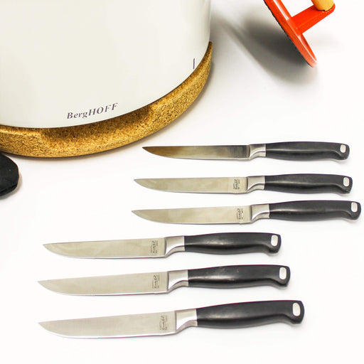 Rygten QU 12-piece Gold Steak Knives Set, Fork And Knife Set For 6,  Stainless Steel Knife Set Of 12, Dishwasher Safe