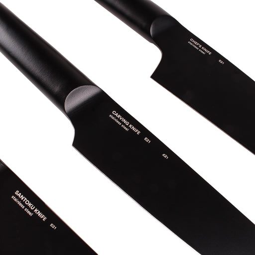 BergHOFF 8Pc Nonstick Serrated Steak Knife Set 8.5, Dark Grey