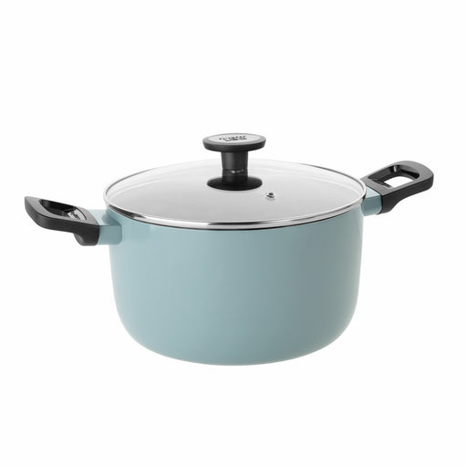 Multi-purpose Non-Stick Aluminum Dutch Oven with Glass Lid 3Qt