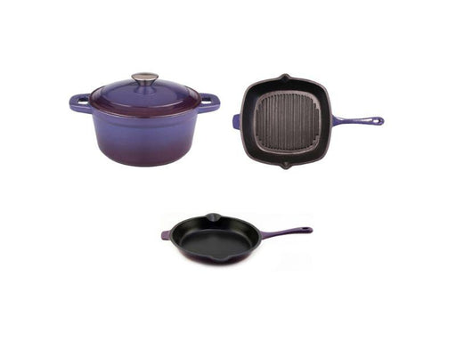 Neo 4pc Stockpot Set 5Qt and 8Qt Purple - Bed Bath & Beyond - 37571505