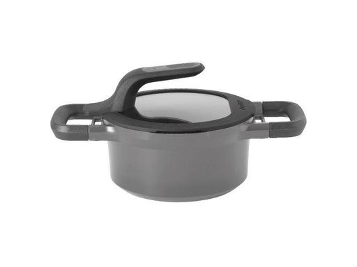 Brentwood 3-Quart Aluminum Non-Stick Dutch Oven, Gray