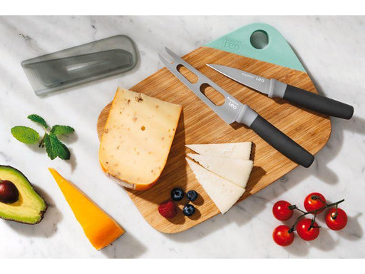  CHOP & STICK Cutting Board and Cheese Knife Set with