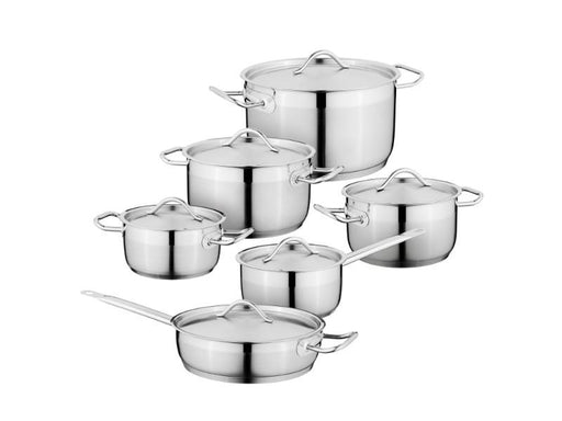 BergHOFF Geminis 8-Piece Stainless Steel Mixing Bowl Set with Lids