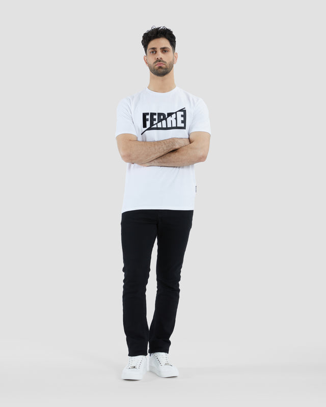 Picture of Embroidered and Printed Ferré T-Shirt
