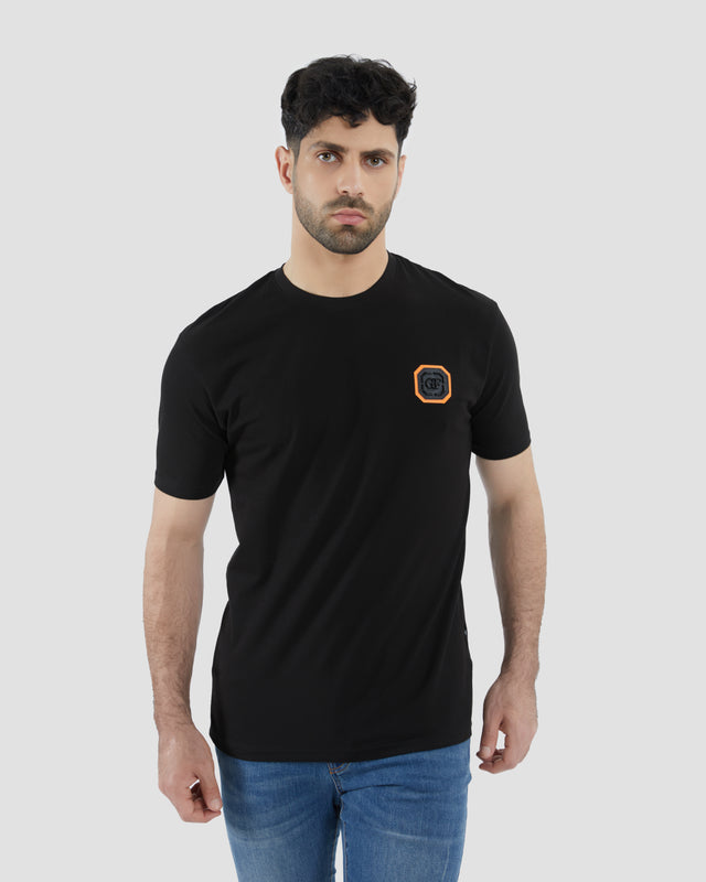 Picture of Silicone Brand Patched T-Shirt