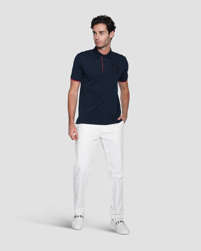 Picture of Embroidered Emblem Polo Shirt