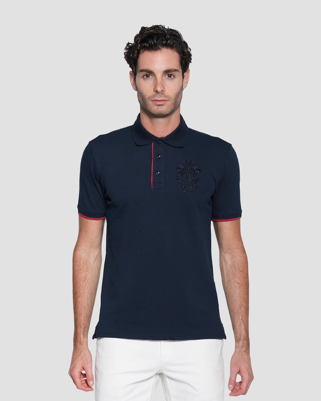 Picture of Embroidered Emblem Polo Shirt