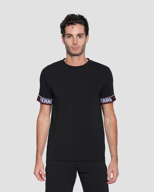 Picture of Contrast Logo Tape T-Shirt