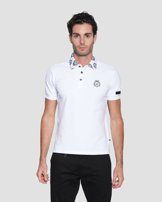 Picture of Logo Collared and Embroidered Polo Shirt