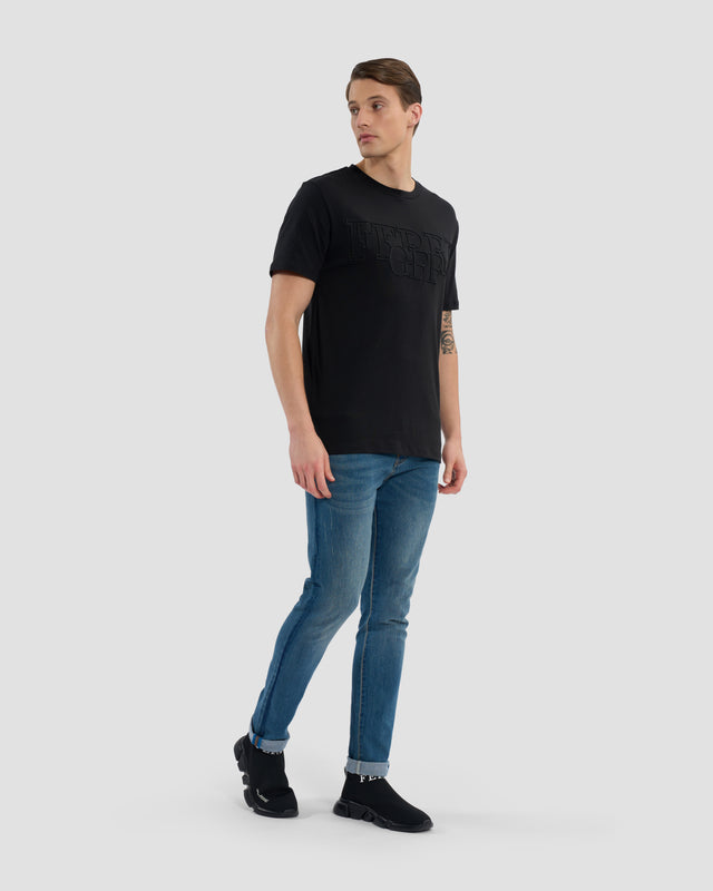 Picture of Monochrome Embroidered Ferré T-Shirt