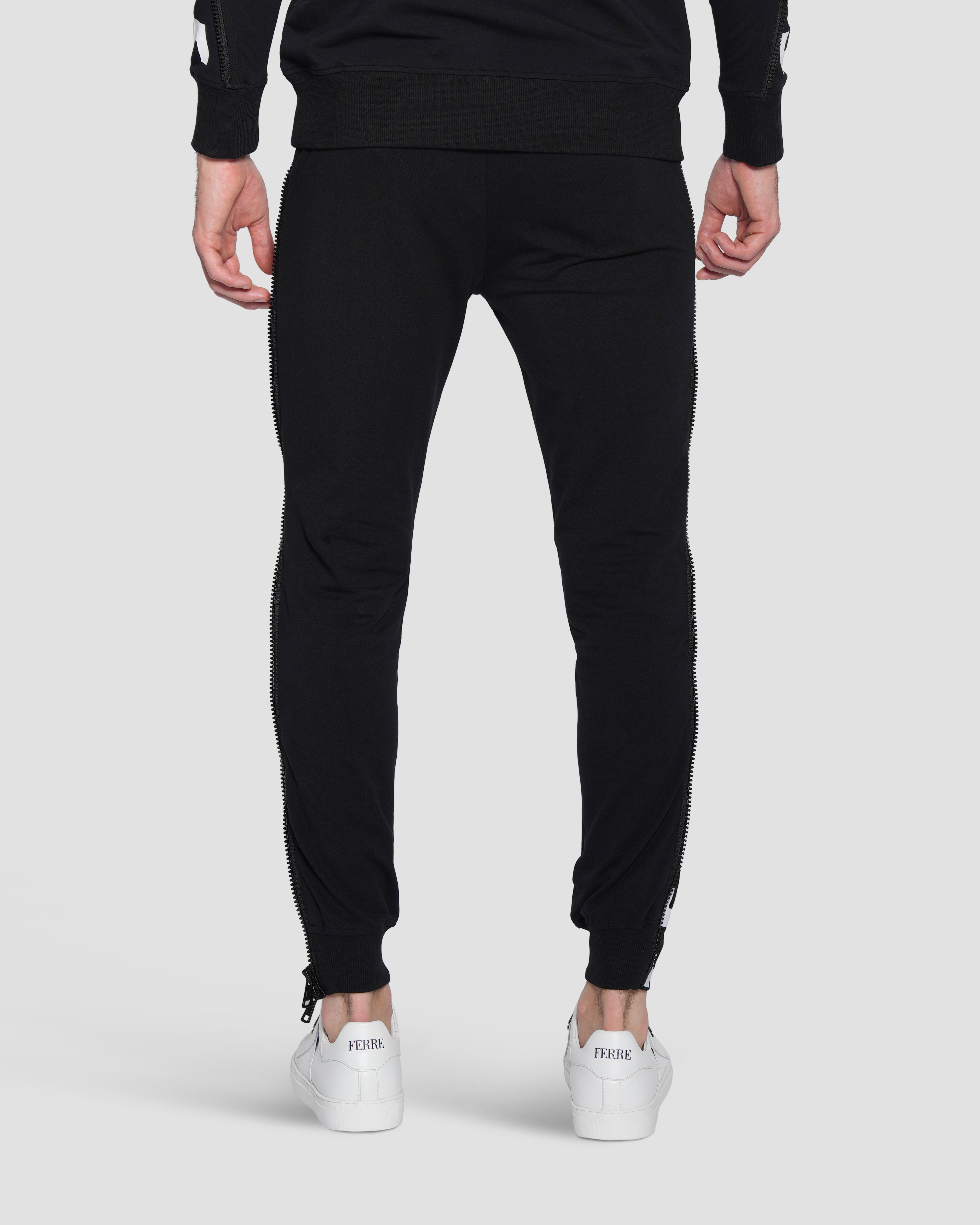 Logo Print Zip Leg Track Pants | Gianfranco Ferré