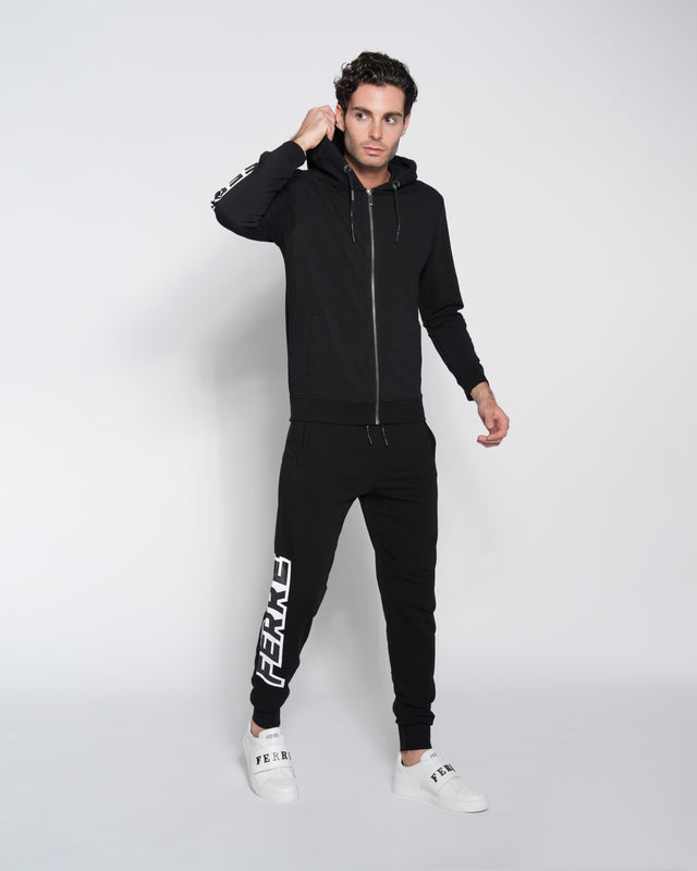 Picture of Printed Logo Zip Hoodie Jacket