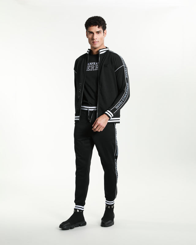 Picture of Brand Tapered Tracksuit Jacket