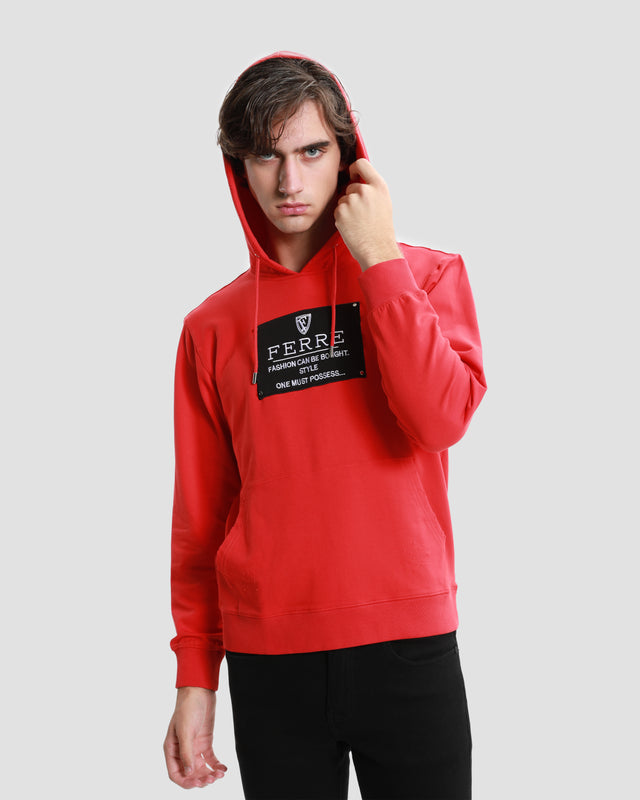 Picture of Embroidered Front Hoodie Sweater