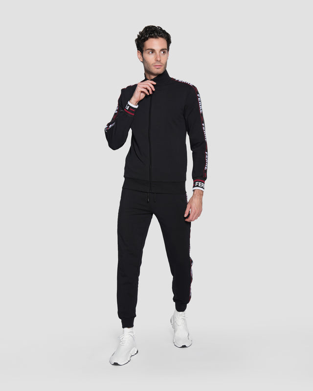 Picture of Contrast Logo Taping Tracksuit Jacket
