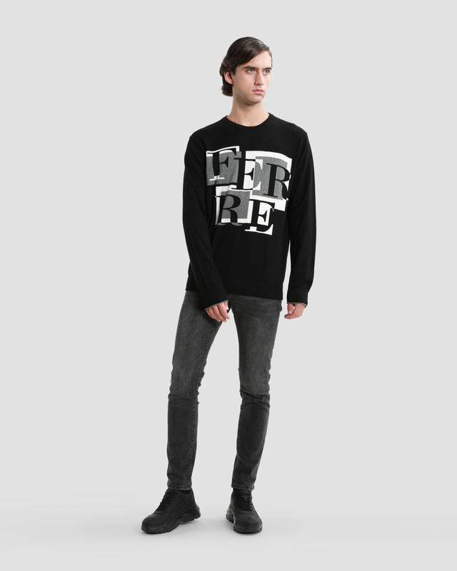 Picture of Boxed Ferre Branding Front Sweater