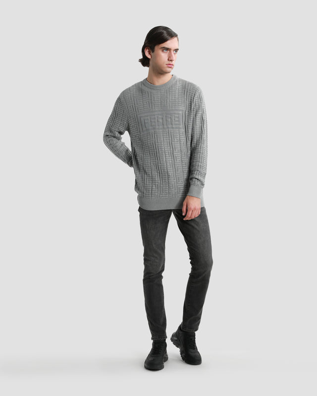 Picture of Ferre All-over Knitted Sweater