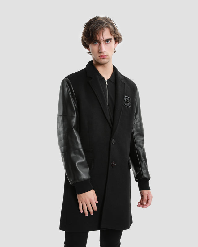 Picture of Leather Sleeved Coat