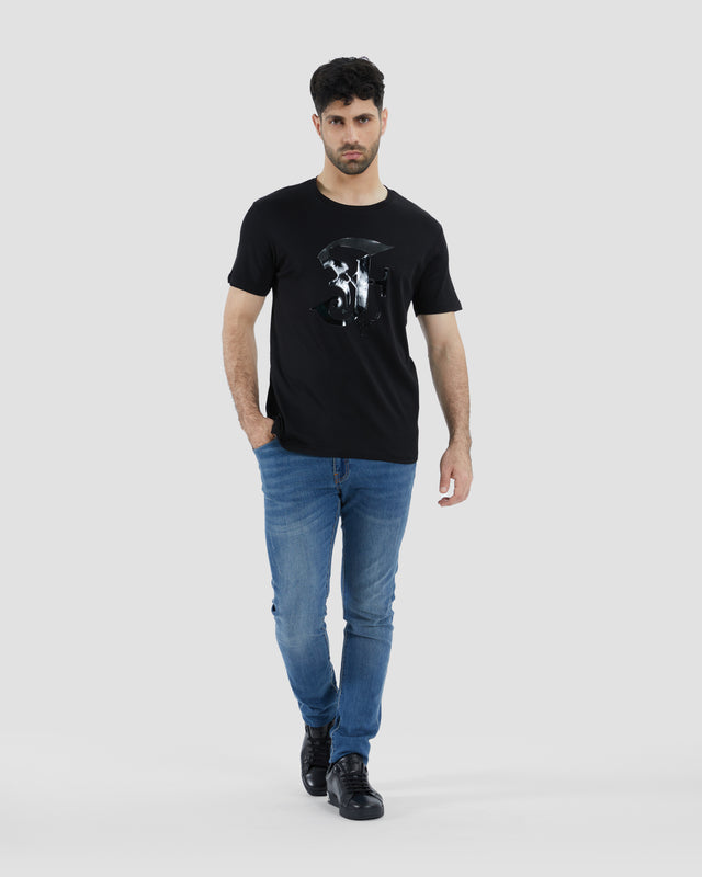 Picture of Tone-on-Tone Gothic T-Shirt