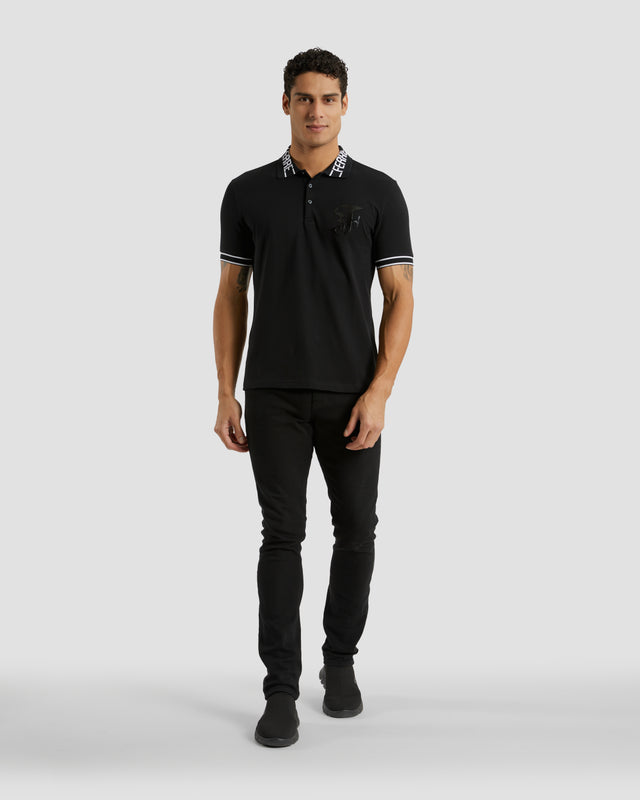 Picture of Gothic Monochrome Polo Shirt